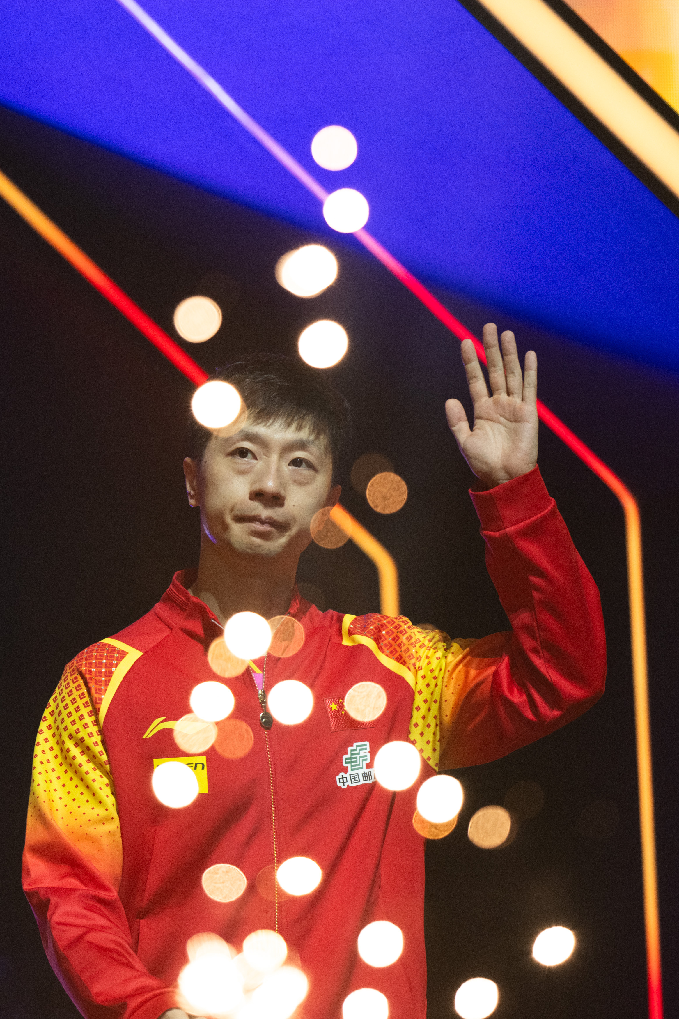 中国队横扫日本队，马龙高光表现